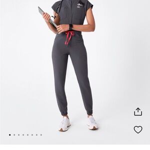 FIGS Charcoal Scrub Jumpsuit, XXS